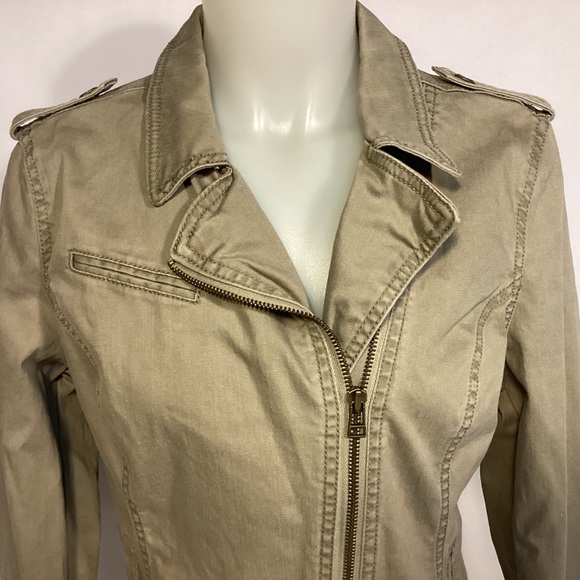 Ruff Hewn Womens cross body zip cotton jacket size medium - Picture 2 of 8